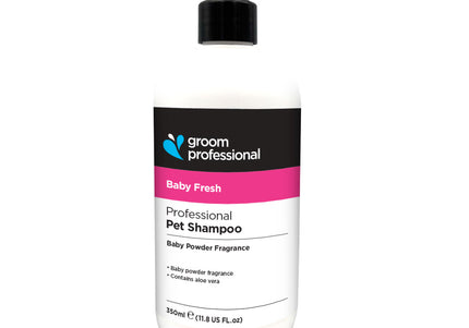 Groom Professional Baby Fresh Shampoo – Gentle Concentrate, Mild Formula, 350ml