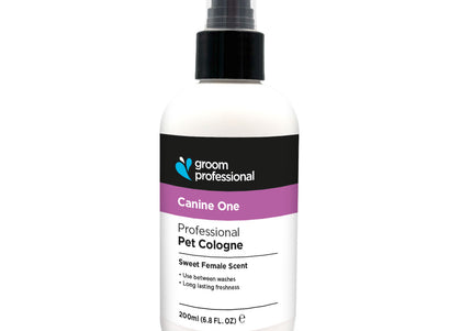 Groom Professional Canine One Cologne – Refreshing Eau de Toilette, Sweet Scent, 200ml