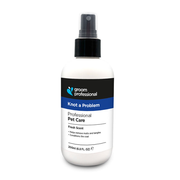 Groom Professional Knot a Problem Detangling Spray – 200ml, Fast-Acting Solution for Matted Coats