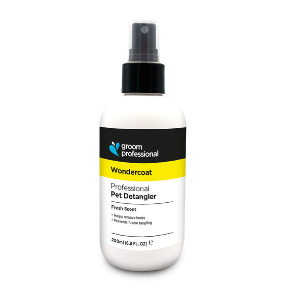 Groom Professional Wondercoat Detangling & Conditioning Spray 200ml – Fast-Acting Coat Softener