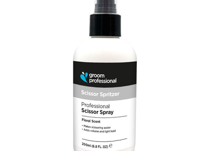 Groom Professional Scissor Spritzer – Coat Conditioning Spray, 200ml, Enhances Cutting Precision