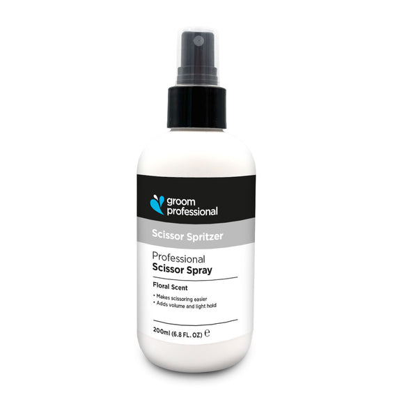 Groom Professional Scissor Spritzer – Coat Conditioning Spray, 200ml, Enhances Cutting Precision