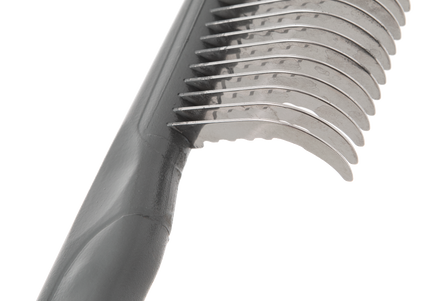 Furrish Detangling Comb – Side Felt Grooming Tool with 12 Long Blades, Ergonomic Design