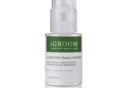 iGroom Clarifying Magic Powder 25g – Volumizing, Refreshing Formula with Flea and Tick Repellent
