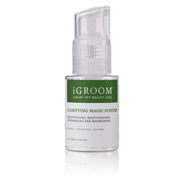 iGroom Clarifying Magic Powder 25g – Volumizing, Refreshing Formula with Flea and Tick Repellent