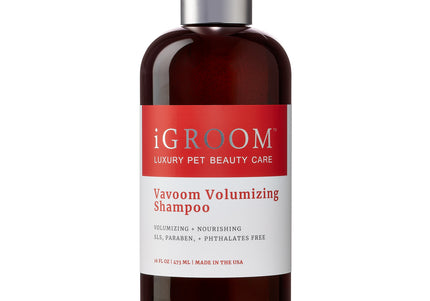 iGroom Vavoom Volumizing Shampoo 473ml – Concentrated Formula Adds Fullness and Shine