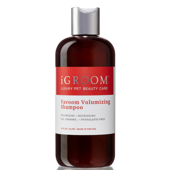 iGroom Vavoom Volumizing Shampoo 473ml – Concentrated Formula Adds Fullness and Shine