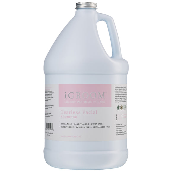 iGroom Tearless Facial Shampoo 3.8L – Gentle Concentrate, Non-Irritating, 1:8 Dilution