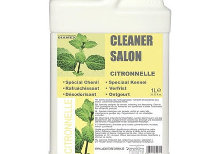 Diamex Cleaner Salon Citronella – Universal Cleaning Agent with Citronella Aroma, Odor Removal, 1L
