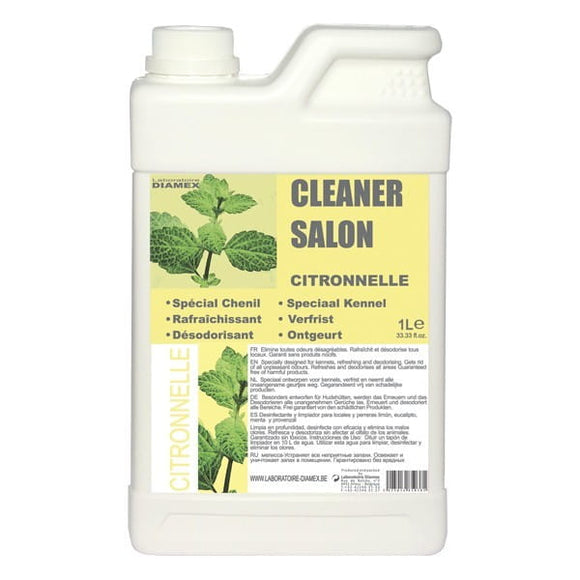 Diamex Cleaner Salon Citronella – Universal Cleaning Agent with Citronella Aroma, Odor Removal, 1L