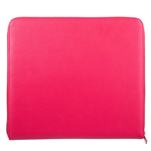 Groom Professional Pink Scissor Case – Large Organizer Holds 5 Pairs, Durable Design