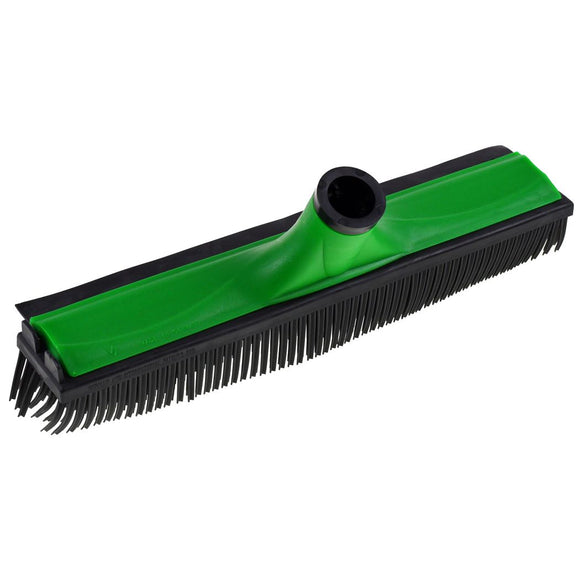 V7 Rubber Grooming Broom – Telescopic Pole, Innovative Red Design, Efficient Hair Removal