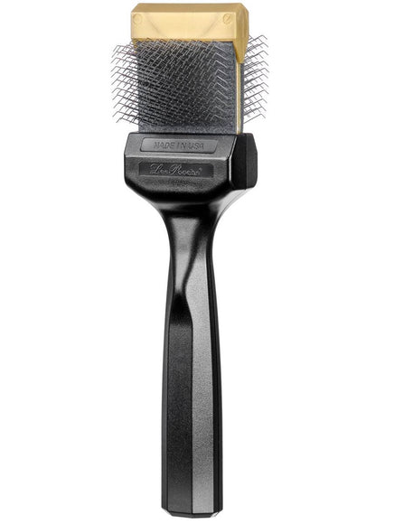 Les Poochs Gold Finishing Brush 4.5cm – Soft Flexible Bristles, Premium Coat Smoother
