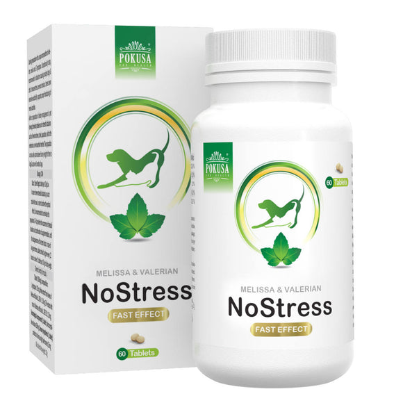 Pokusa GreenLine NoStress Calming Tablets – Natural Herbal Formula, 60 Count