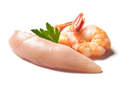 Kitty Cat Fillet in Pate Chicken and Shrimps 85g – Tender Wet Food Pouch, Protein-Rich Recipe