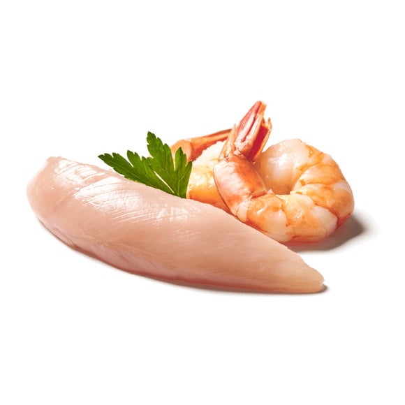 Kitty Cat Fillet in Pate Chicken and Shrimps 85g – Tender Wet Food Pouch, Protein-Rich Recipe