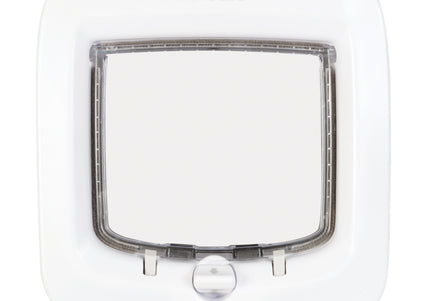 PetSafe Microchip Cat Flap – Automatic and Manual Entry, Secure White Door