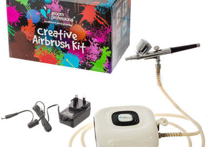 Groom Professional Creative Airbrush Kit – Precision Hair Coloring System with Adjustable Nozzle