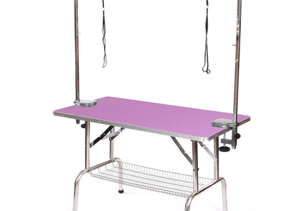 Blovi Trimming Table – Sturdy Black Tabletop 110x60cm, Fixed Height 65cm