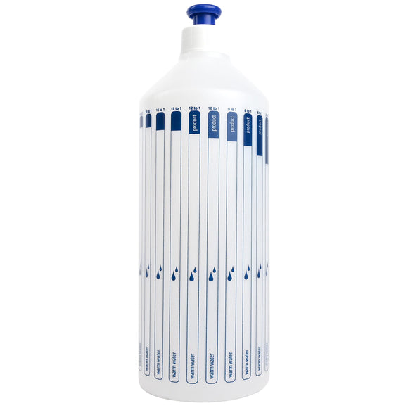 Show Tech Mixing Bottle – Durable Plastic Dilution Bottle, 1 Liter Capacity