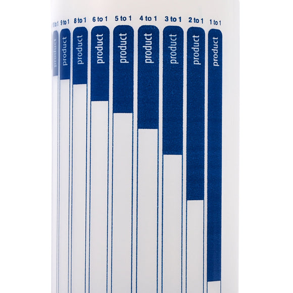 Show Tech Mixing Bottle – Clear Plastic Dilution Bottle, 500ml Capacity, Easy-Pour Design