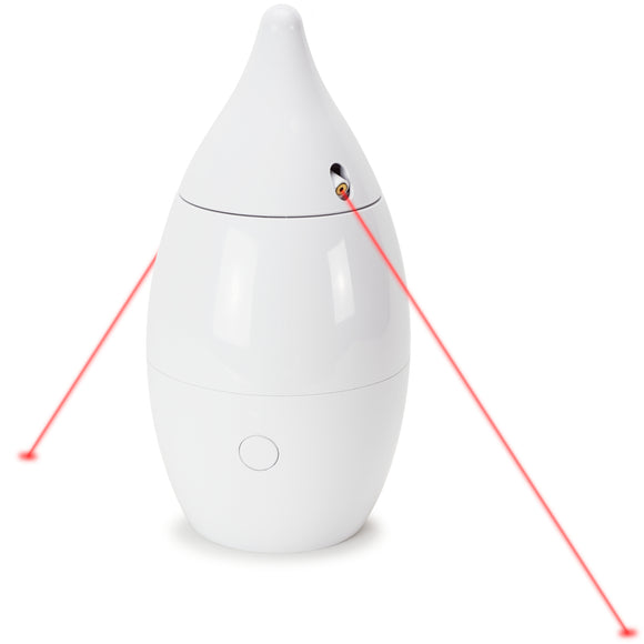 PetSafe Zoom Automatic Laser Light – Rotating Interactive Toy with Dual Laser Beams