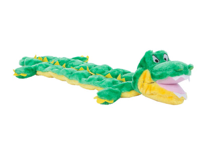 Outward Hound Squeaker Matz Gator XL – Plush Green Alligator Play Mat with 16 Squeakers