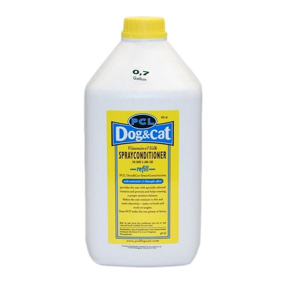 PCL Vitamin & Silk Detangler Spray – Antistatic Conditioning Formula, 2.7L, Eases Combing and Adds Shine