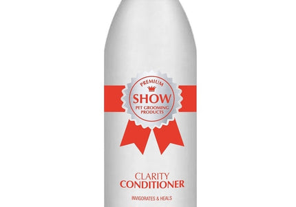 Show Premium Clarity Conditioner – Creamy Moisturizing Coat Formula, Soothing Rinse-Off, 1:8 Concentrate, 946ml