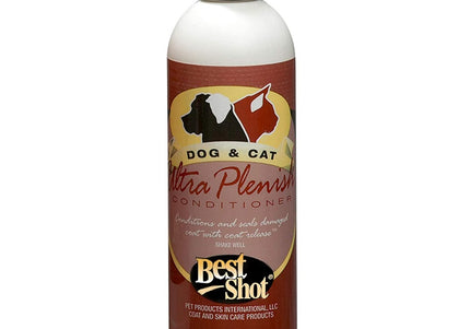 Best Shot Ultra Plenish Conditioner – Hypoallergenic Concentrate, Detangles and Restores Damaged Coats, 355ml
