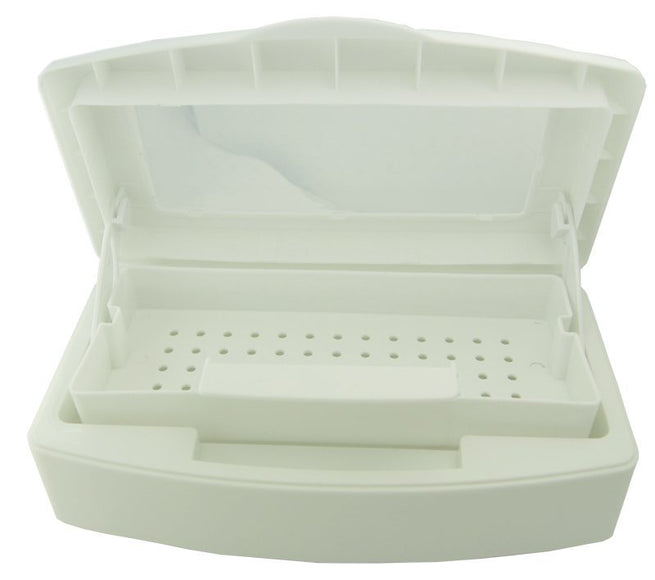 Sterilization Container – Durable Cleaning Box with Removable Tray for Grooming Tools and Blades