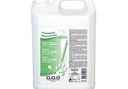 Dog Generation Double Action Shampoo and Conditioner – Concentrated 1:4 Formula, 5L Bottle