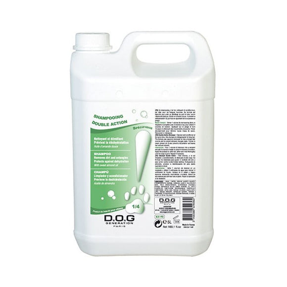 Dog Generation Double Action Shampoo and Conditioner – Concentrated 1:4 Formula, 5L Bottle
