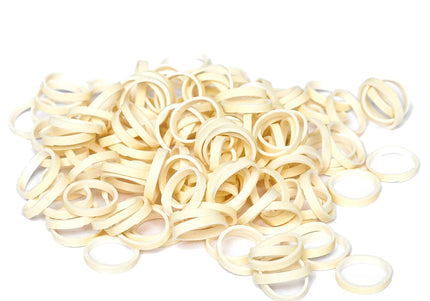 Paw Marks Latex Bands 6.3mm – Professional Super Durable Black Latex Bands, 1000 Pack