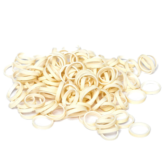 Paw Marks Latex Bands 6.3mm – Professional Super Durable Black Latex Bands, 1000 Pack