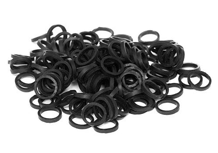 Paw Marks Latex Bands 6.3mm – Professional Super Durable Black Latex Bands, 1000 Pack