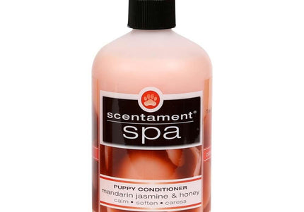 Best Shot Scentament Spa Puppy Conditioner – Hypoallergenic Formula with Mandarin, Jasmine, Honey, 473ml