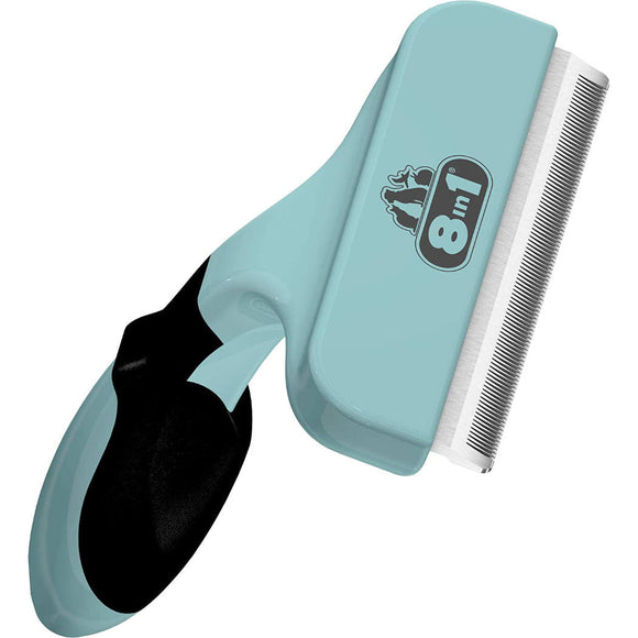 8in1 Perfect Coat DeShedder L – Large Size Undercoat Remover with Ergonomic Grip