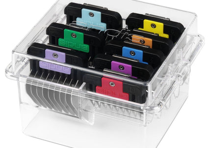 Andis Steel Animal Comb Set – 8 Professional Spacers with Durable Plastic Storage Case