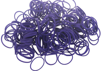 Paw Marks Latex Wrapping Bands 16mm – Super Durable Large Hair Curlers, 1500 Sky Blue Pieces