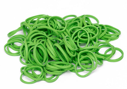 Paw Marks Latex Wrapping Bands 16mm – Super Durable Large Hair Curlers, 1500 Sky Blue Pieces