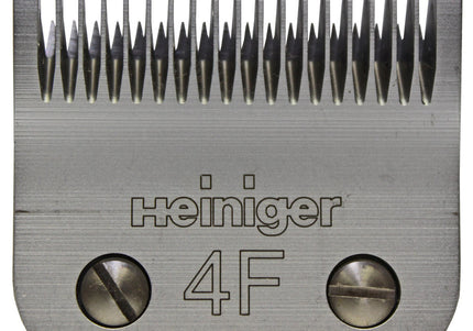 Heiniger Blade No. 4F – Precision Steel Clipper Blade, 9.5mm Cutting Length, Durable Design