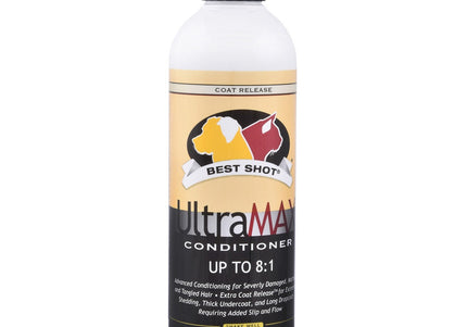 Best Shot UltraMax Pro Conditioner – Concentrated Moisturizing Formula for Thick and Long Coats, 503ml