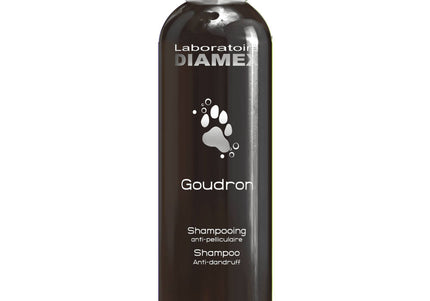 Diamex Goudron Anti-Dandruff Shampoo with Tar and Wheat Proteins, Concentrated 1:8, 250ml