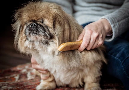 Mikki Bamboo Wide Anti-Tangle Comb – Wide-Toothed Rotating Pin Design, Gentle Detangling