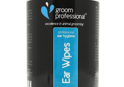 Groom Professional Ear Wipes – Gentle Cleansing Wipes, 50 Pack, Hypoallergenic Formula
