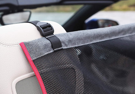 KONG Travel Protective Seat Barrier – Durable Car Net, 82x88x41cm, Prevents Distractions