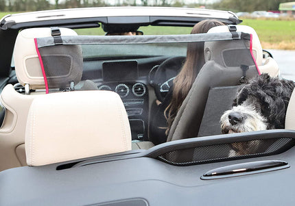 KONG Travel Protective Seat Barrier – Durable Car Net, 82x88x41cm, Prevents Distractions