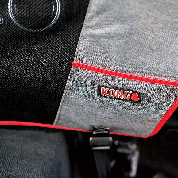 KONG Travel Protective Seat Barrier – Durable Car Net, 82x88x41cm, Prevents Distractions