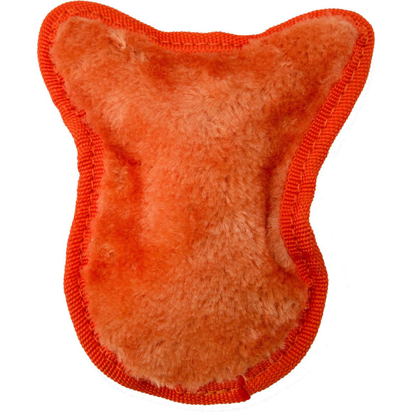 Outward Hound Durablez Fox Squeaky Toy – 16cm Unfilled Orange Plush, Durable Design
